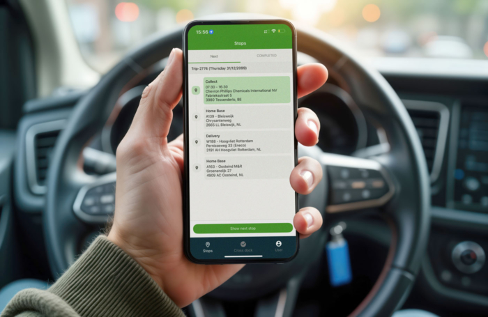 Dedicated drivers app with Qargo TMS