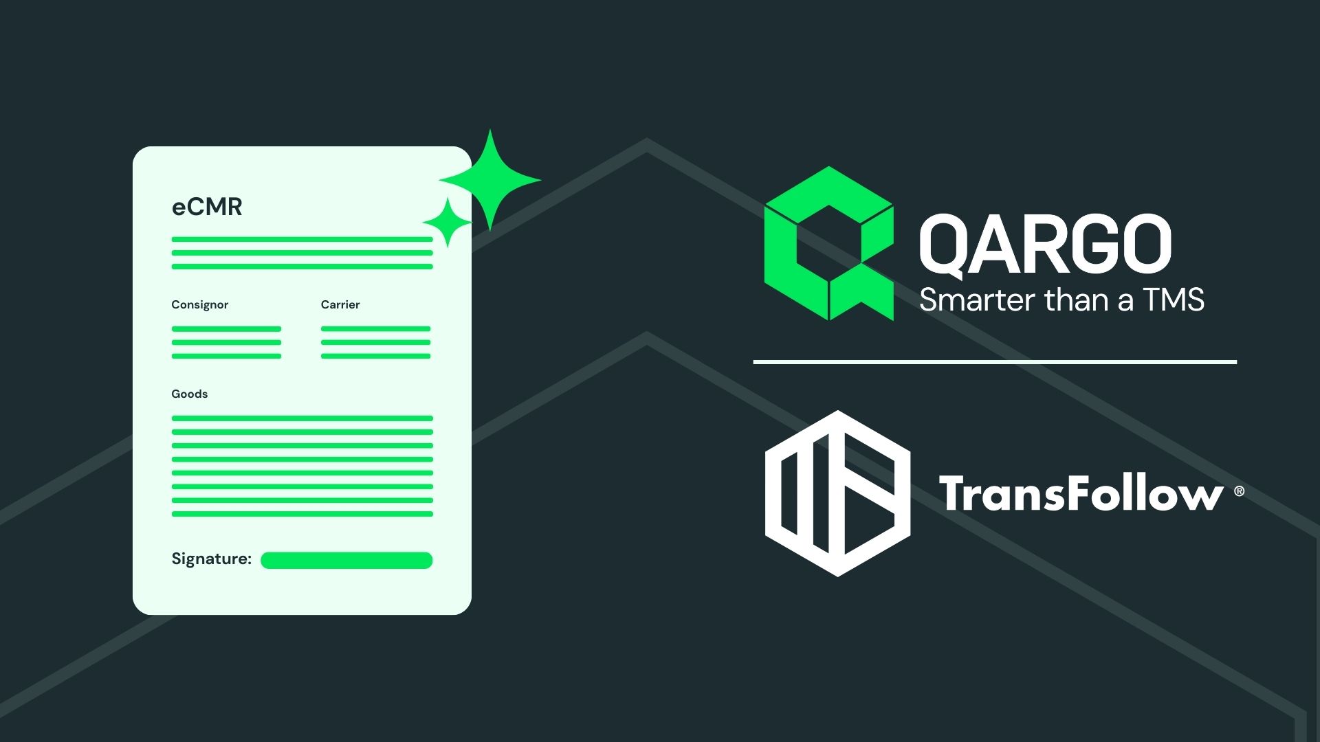 Graphic of eCMR within Qargo